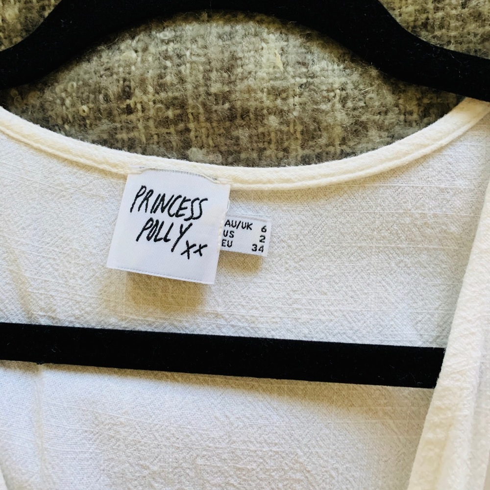Princess Polly white play suit size US 2 (xs) - Picture 4 of 8